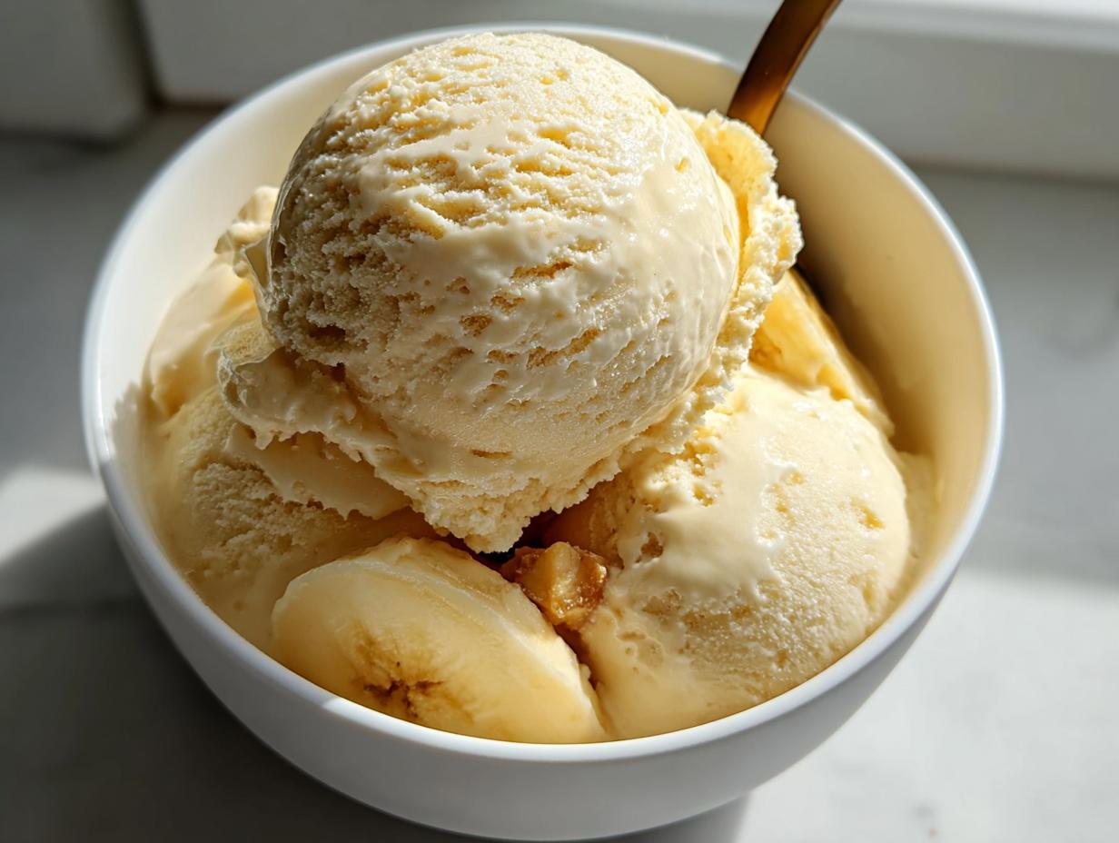 Banana Protein Ice Cream