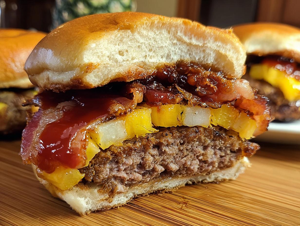 Bbq Bacon Pineapple Burger