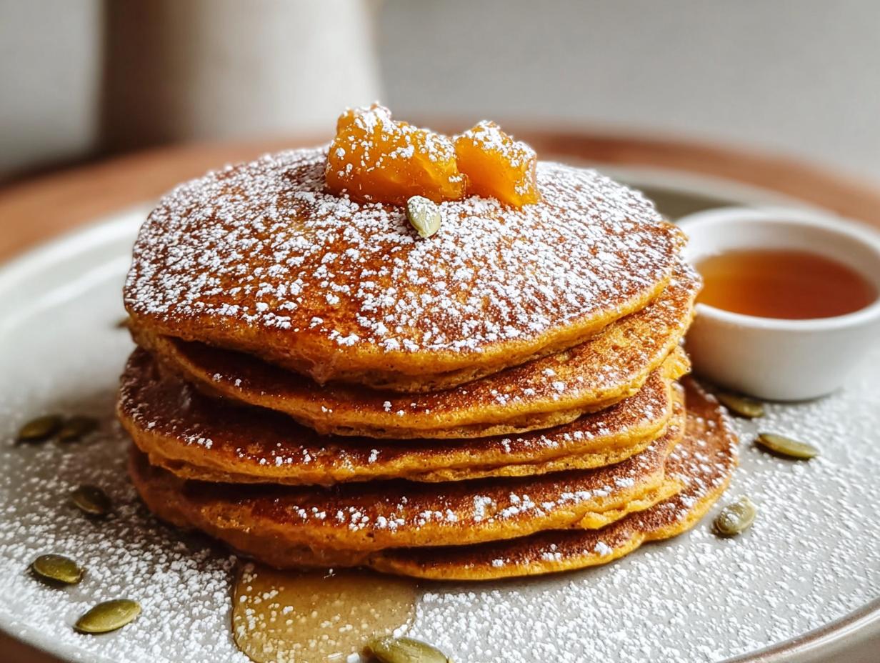Buckwheat Pumpkin Pancakes