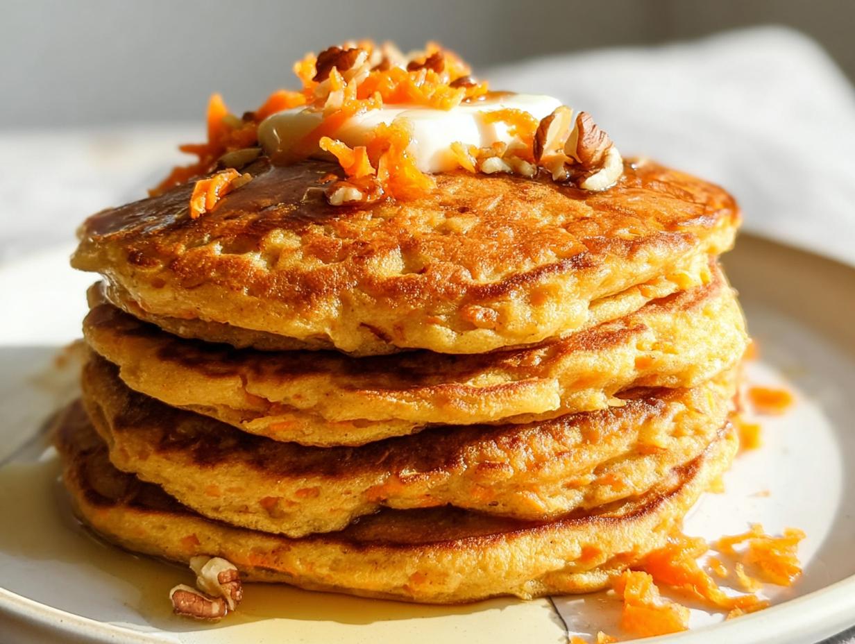 Carrot Cake Pancakes: Amazing 15 Min Treat - Carrot Cake Pancakes - additional detail