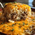 Cheesy Ground Beef Rice