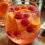 Chilled Peach Moscato Sangria