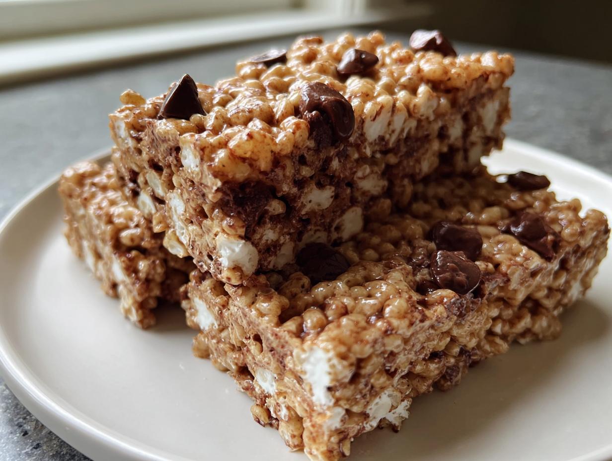 Guaranteed Chocolate Rice Krispies Dessert: 10 Min Prep - Chocolate Rice Krispies Dessert - additional detail