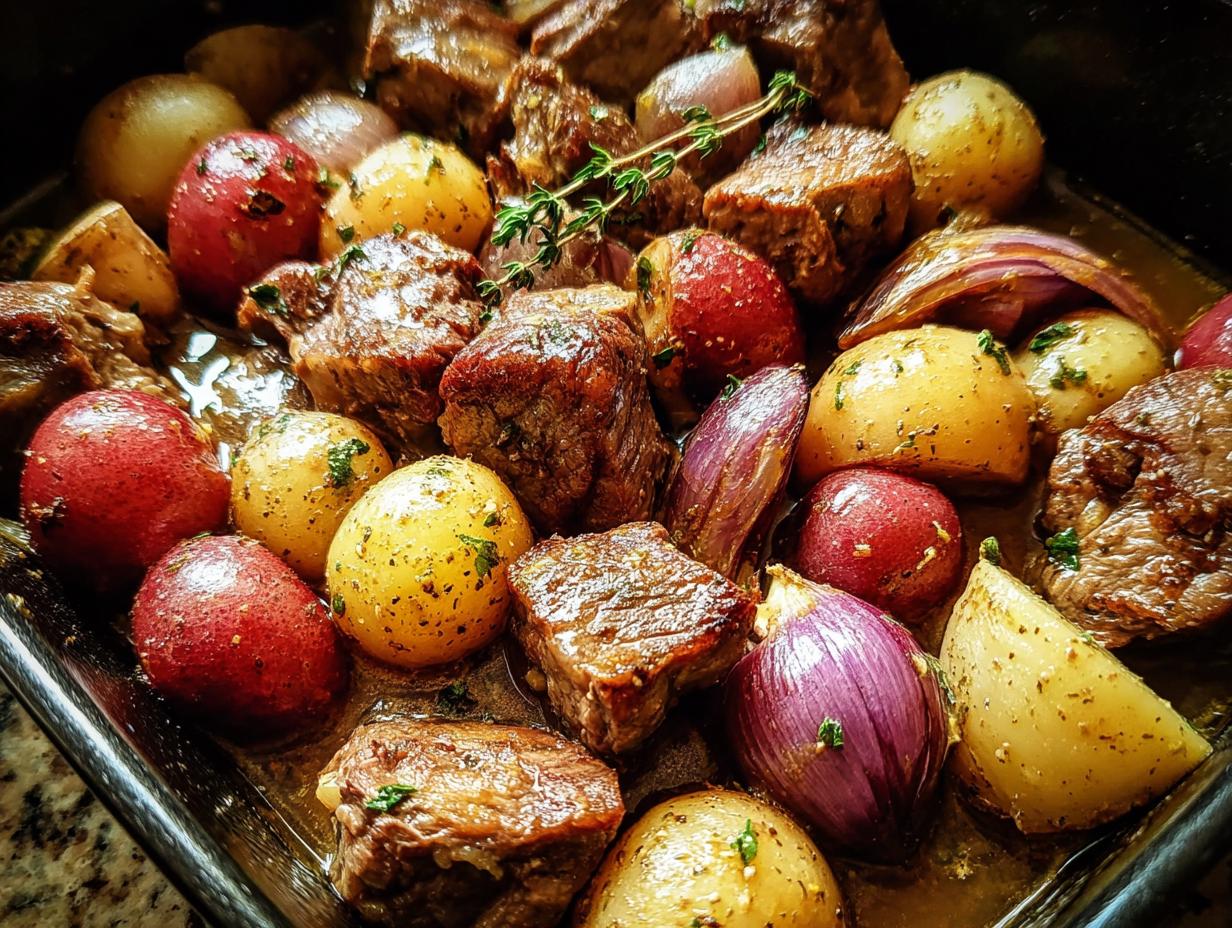 Cider Braised Pork Potatoes: Amazing 2-Hour Meal - Close-up of tender pork and potatoes