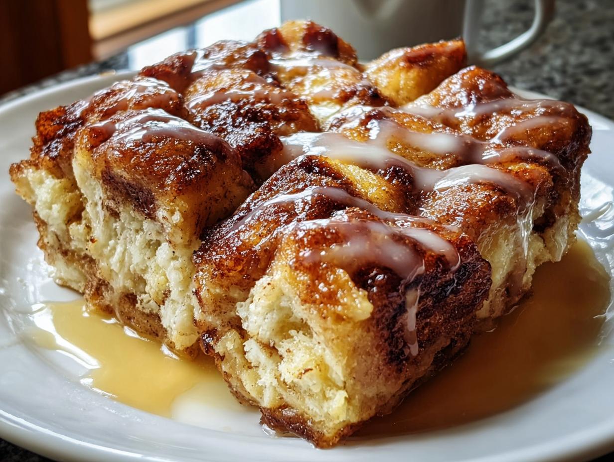 Cinnamon Roll Bread Pudding: 6 Genius Twists - Cinnamon Roll Bread Pudding - additional detail