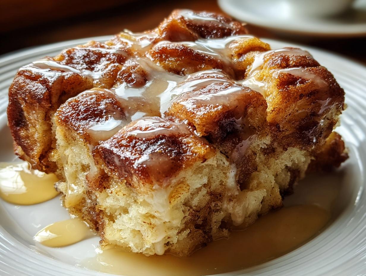 Cinnamon Roll Bread Pudding: 6 Genius Twists - Cinnamon Roll Bread Pudding - additional detail