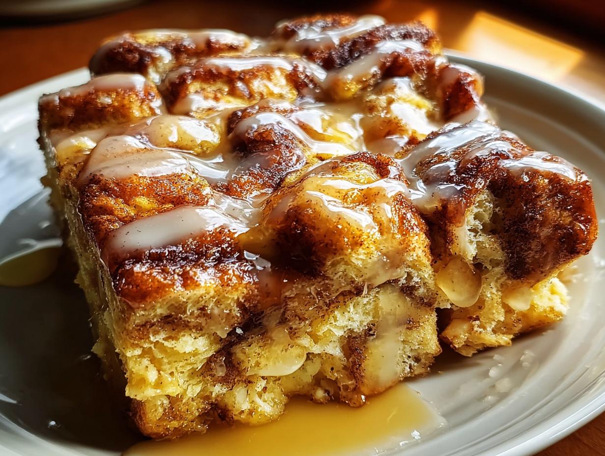 Cinnamon Roll Bread Pudding