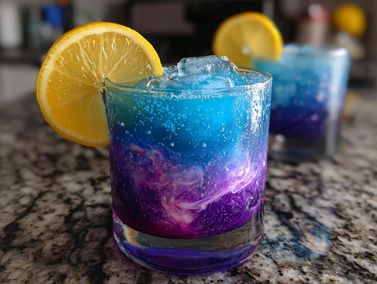 Magic Color Changing Galaxy Lemonade: Amazing! - Color Changing Galaxy Lemonade - additional detail