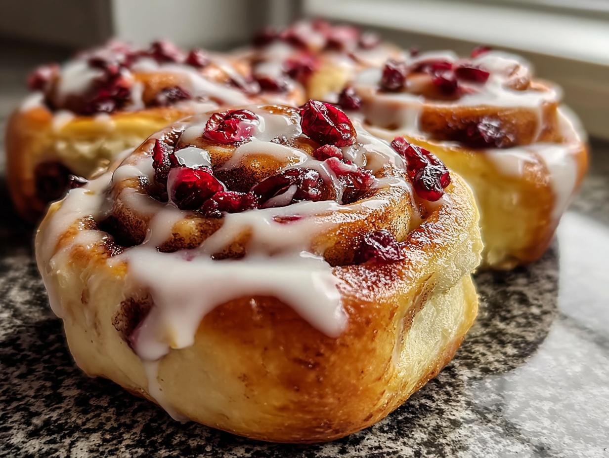 Cranberry Orange Cinnamon Rolls: Amazing 20-Minute Treat - Cranberry Orange Cinnamon Rolls - additional detail