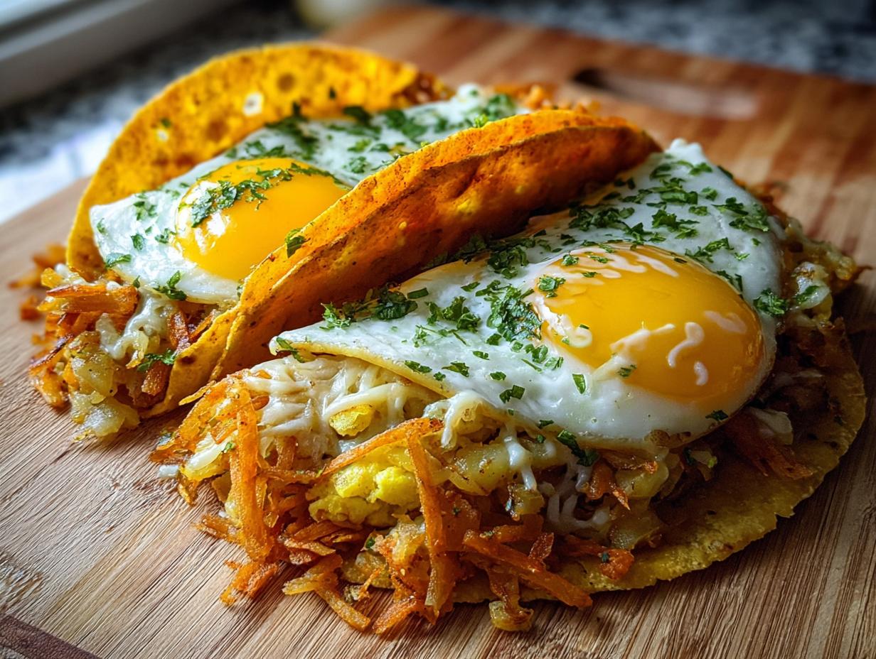 Crispy Potato Egg Cheese