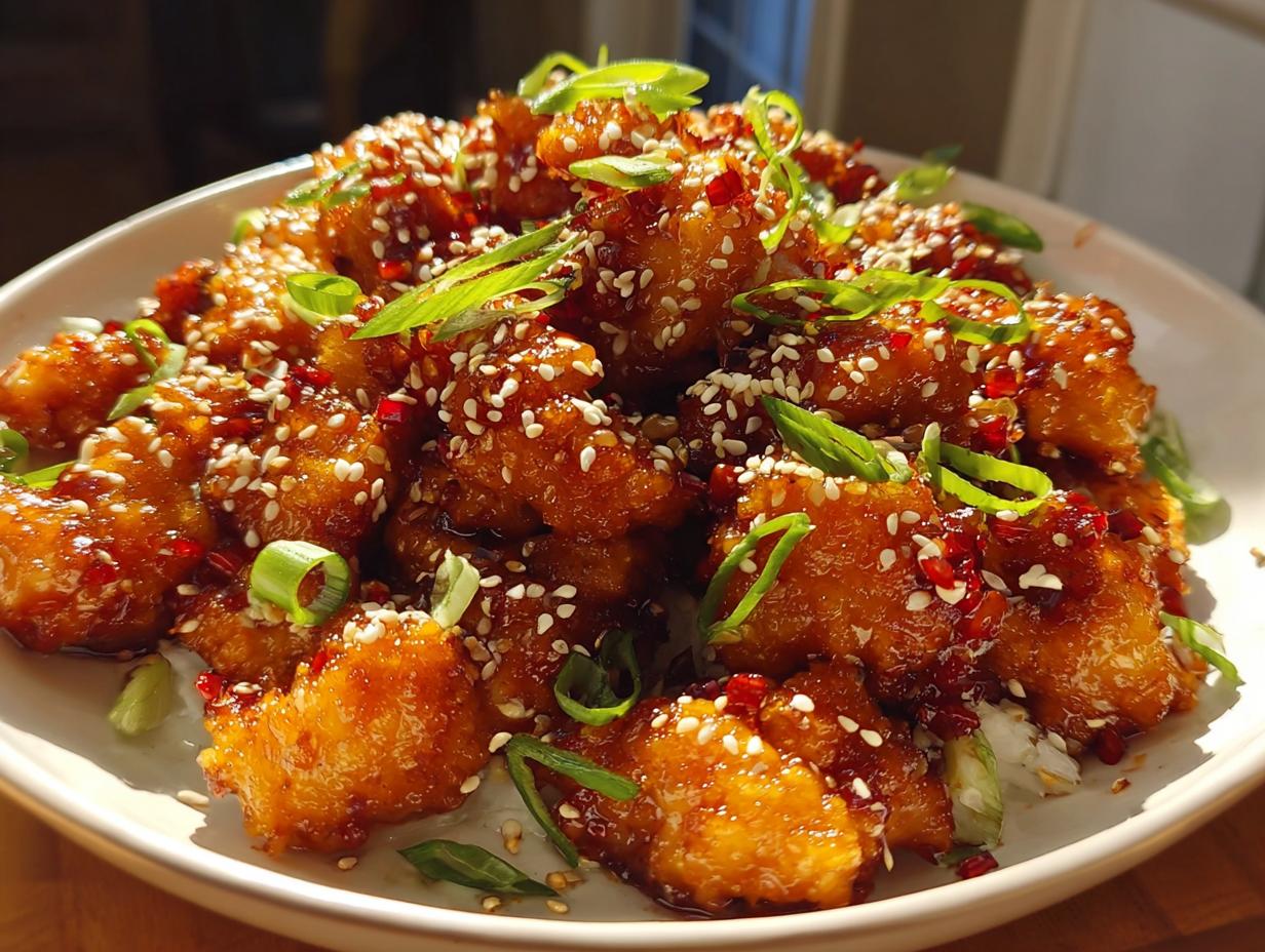 Crispy Sweet Sesame Chicken