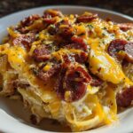Crockpot Pierogi Casserole Kielbasa