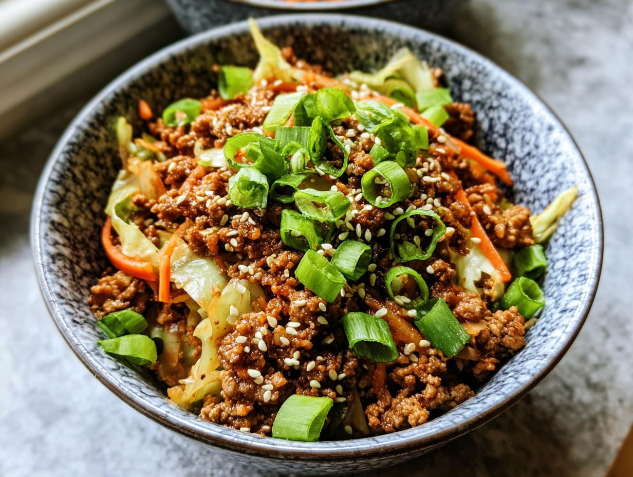 Egg Roll Bowl: Quick, Tasty & Easy Dinner - Egg Roll Bowl - additional detail