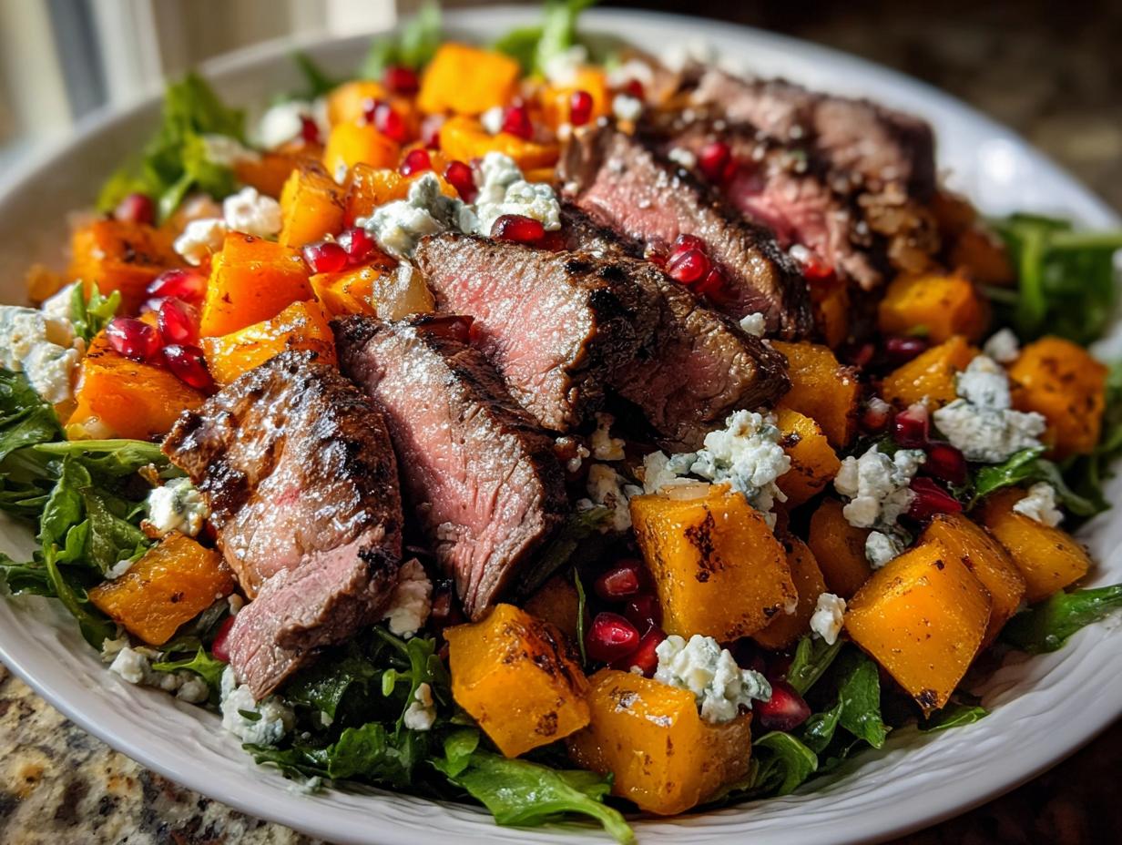 Fall Harvest Steak Salad