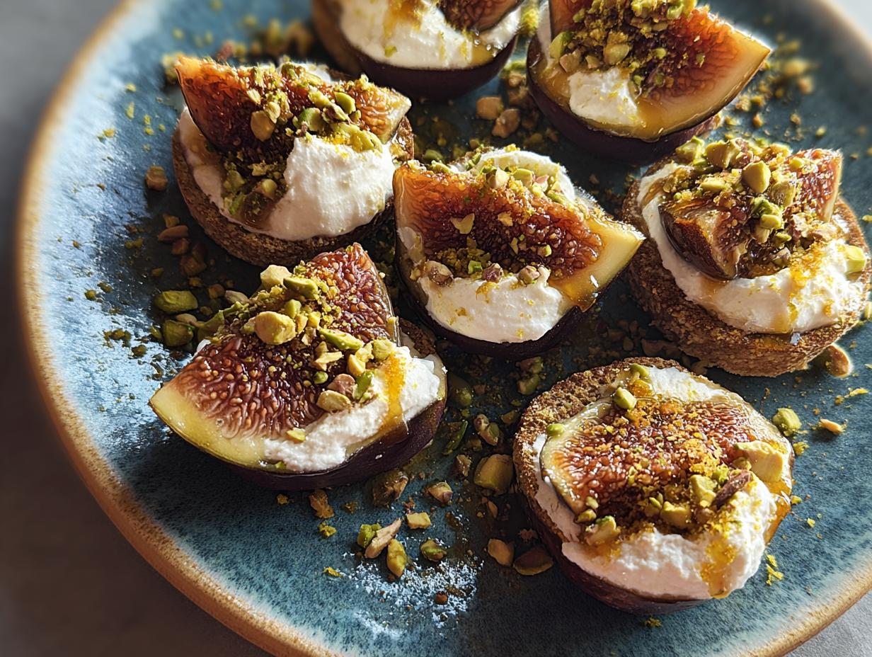Figs Ricotta Pistachio Honey: Easy Divine Treat - Figs Ricotta Pistachio Honey - additional detail