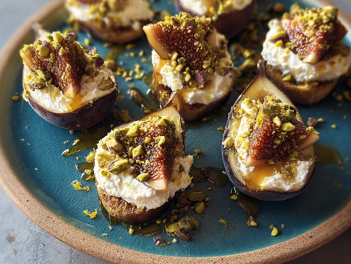 Figs Ricotta Pistachio Honey
