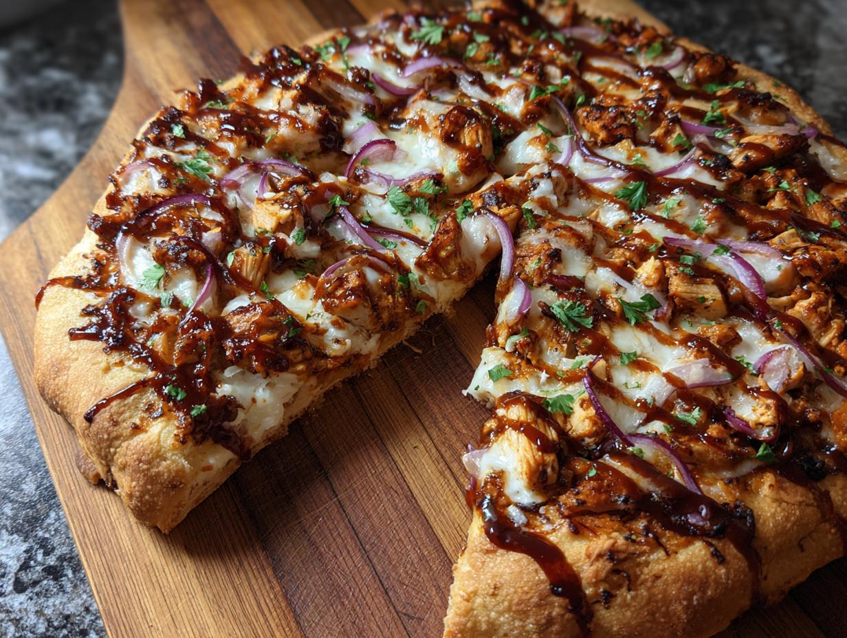 Football Season BBQ Chicken: 1 Easy Game Day Pizza - Football Season Bbq Chicken - additional detail