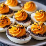 Halloween Deviled Eggs Spooky