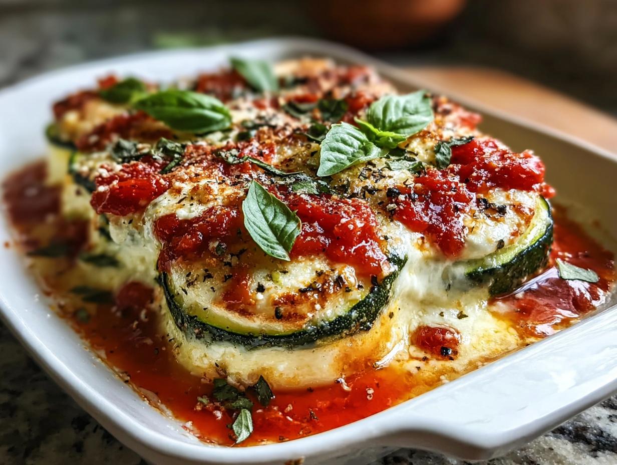 Layered Zucchini Ricotta Melts