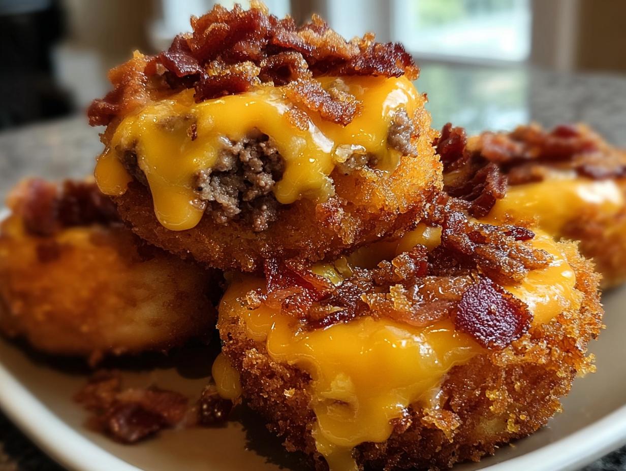 Loaded Bacon Cheeseburger Onion: Amazing Appetizer - Loaded Bacon Cheeseburger Onion - main visual representation