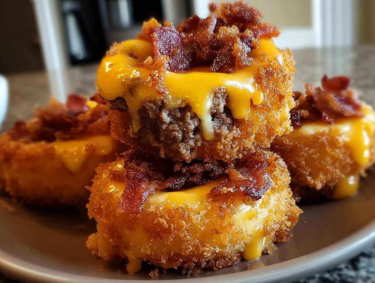 Loaded Bacon Cheeseburger Onion: Amazing Appetizer - Loaded Bacon Cheeseburger Onion - additional detail