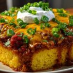 Loaded Chili Cheese Cornbread