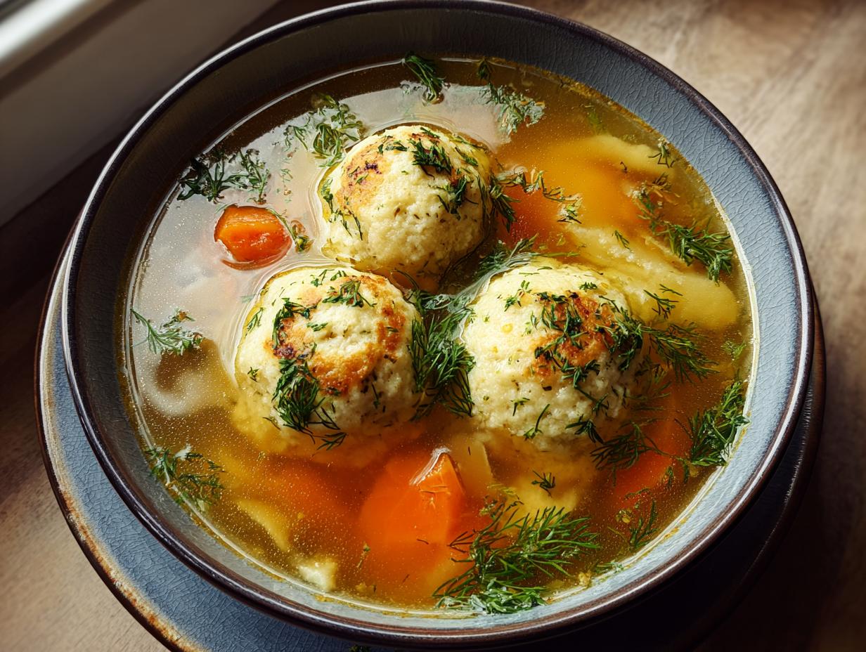 Matzoh Ball Soup For