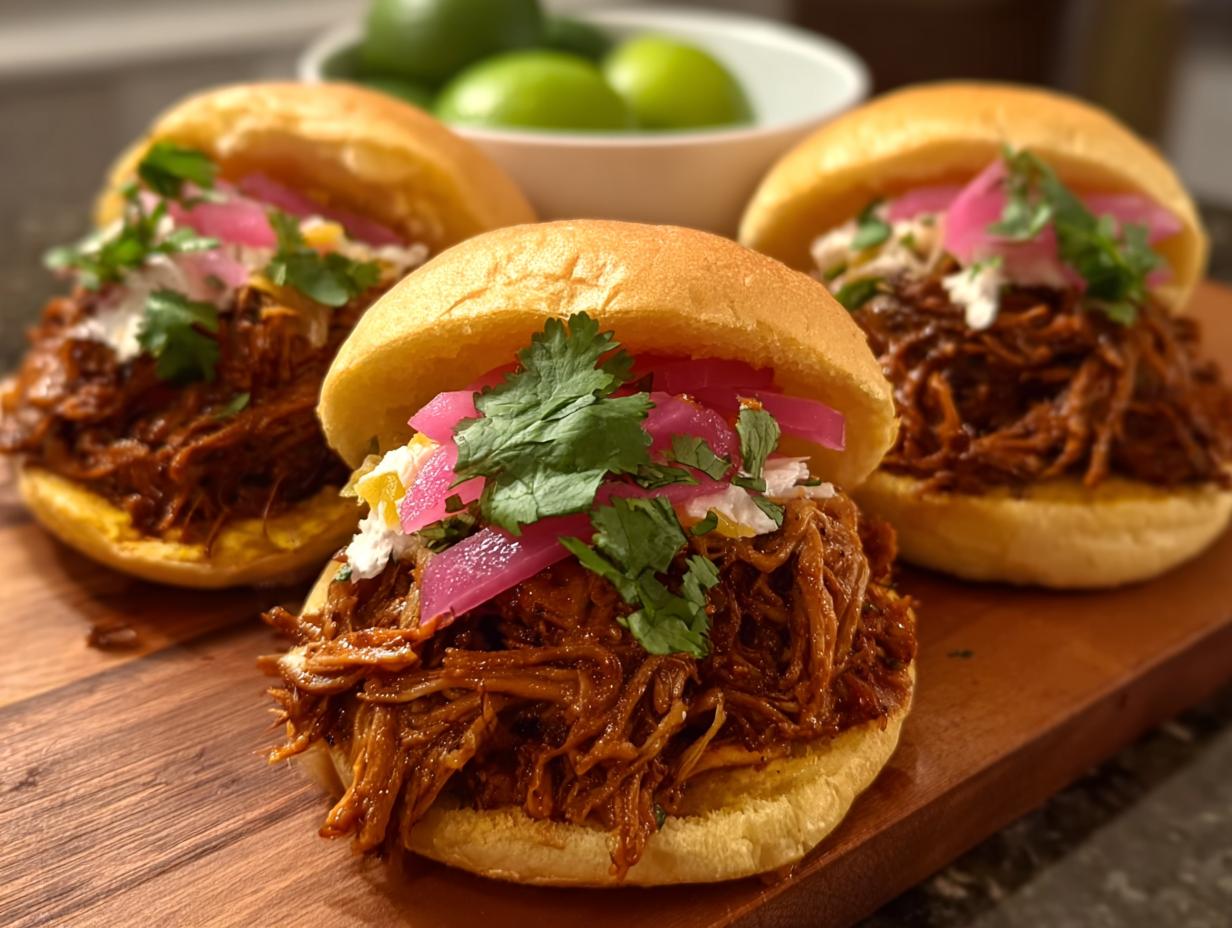 Pulled Pork Sliders Football