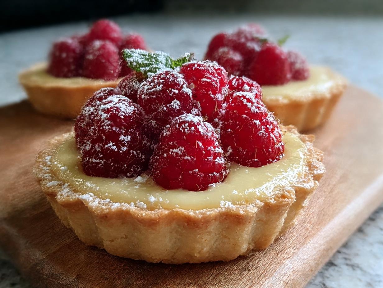 Raspberry Vanilla Tarts: 15-Minute Delightful Prep - Raspberry Vanilla Tarts Delightful - main visual representation