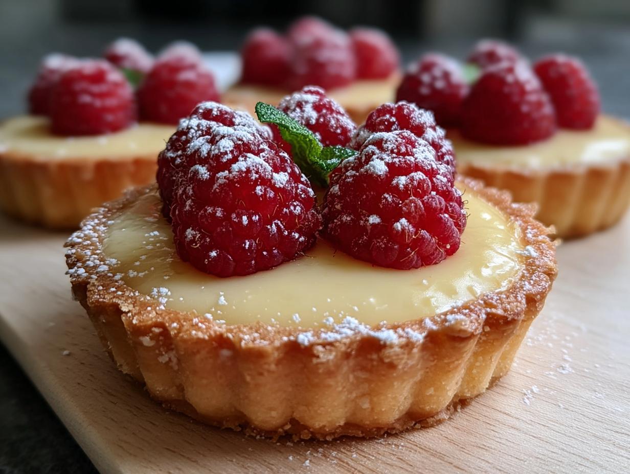 Raspberry Vanilla Tarts: 15-Minute Delightful Prep - Raspberry Vanilla Tarts Delightful - additional detail