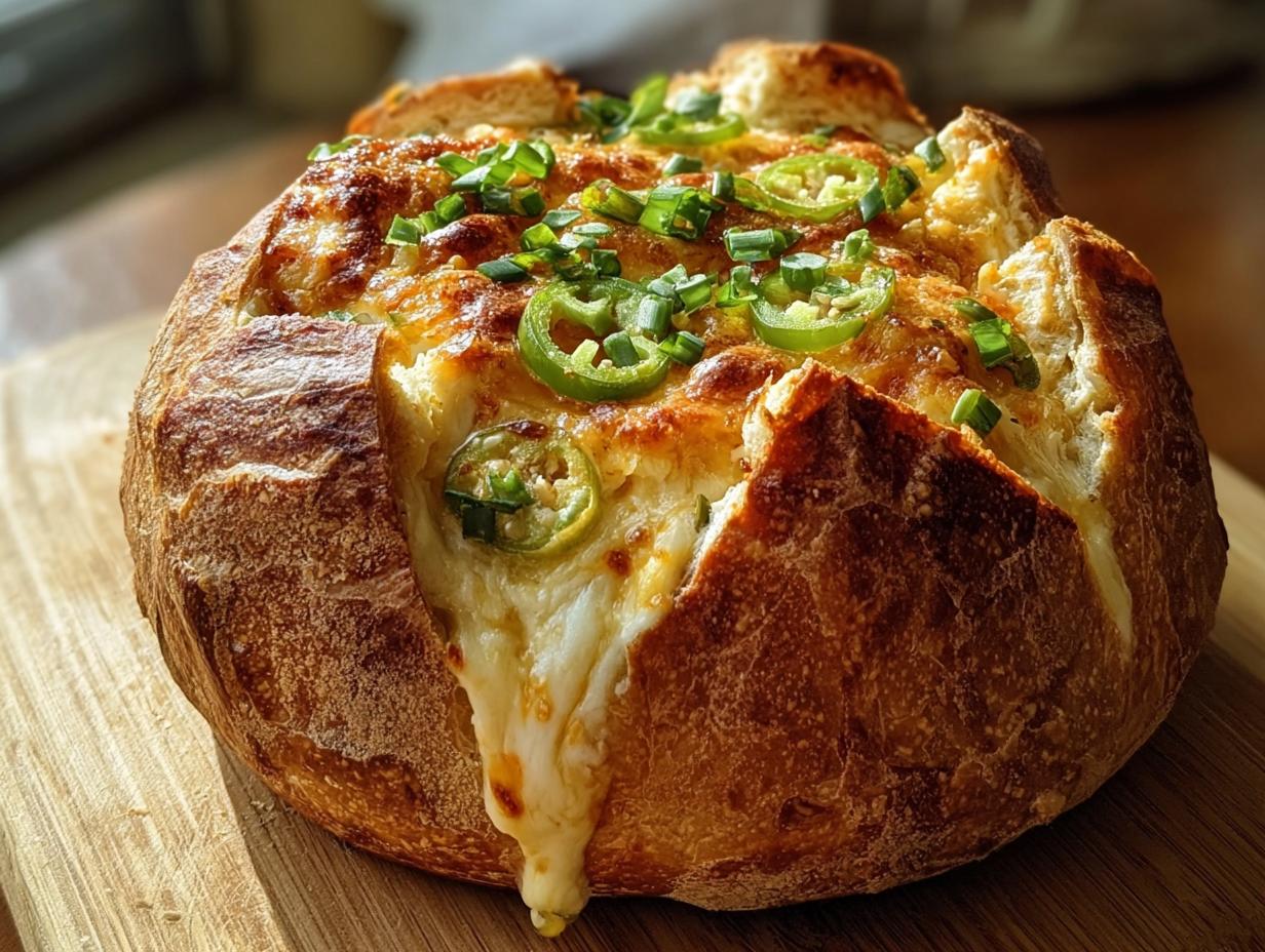 Sourdough Jalapeno Popper Bread
