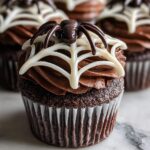 Spooky Spider Web Cupcakes