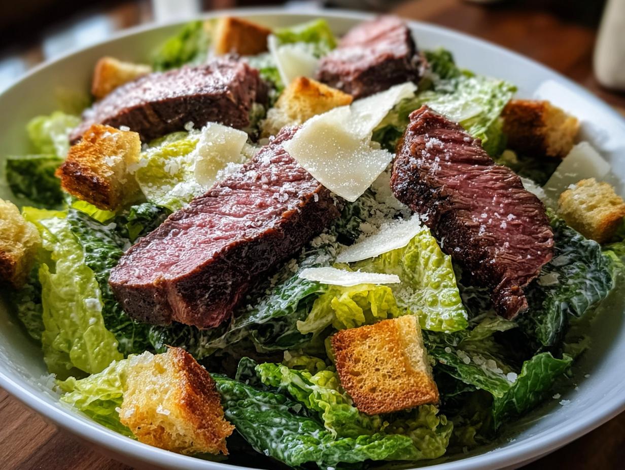 Steak Caesar Salad Healthy: Savory 500 Calorie Meal - Steak Caesar Salad Healthy - additional detail