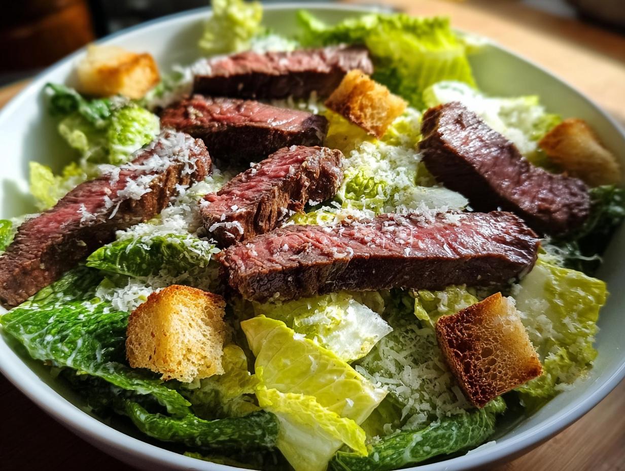 Steak Caesar Salad Healthy: Savory 500 Calorie Meal - Steak Caesar Salad Healthy - additional detail