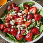 Strawberry Salad Honey Vinaigrette