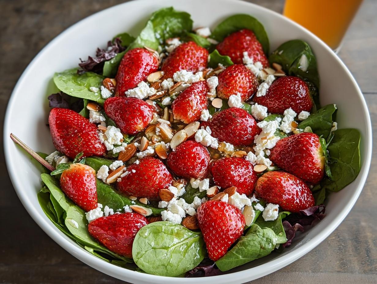 Strawberry Salad Honey Vinaigrette: Divine 15-Min Dish - Strawberry Salad Honey Vinaigrette - additional detail