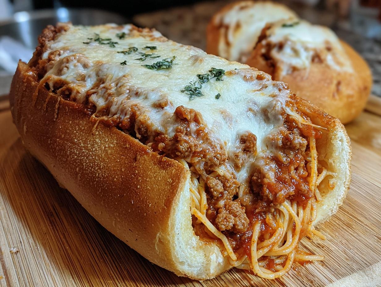 Stuffed Italian Bread Boat