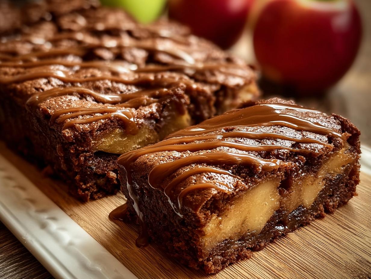 Apple Brownies Maple Glaze: 1 Amazing Bake - Apple Brownies Maple Glaze - additional detail