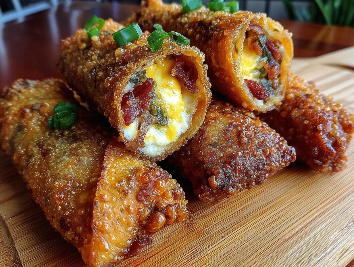 Bacon Jalapeno Popper Eggrolls