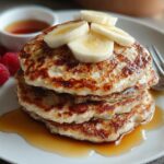 Banana Oat Pancakes Breakfast