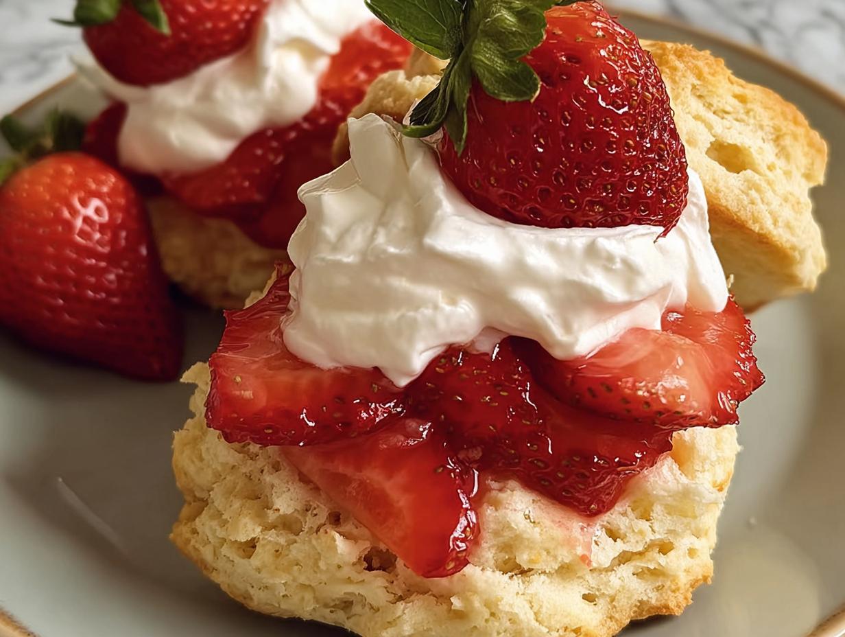 Amazing Bisquick Strawberry Shortcake Biscuits in 10 Mins - Bisquick Strawberry Shortcake Biscuits - main visual representation