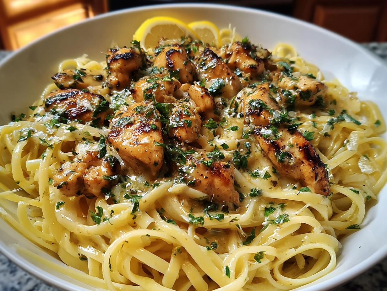 Buttery Lemon Chicken Pasta