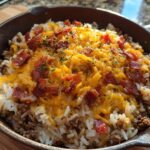 Cheesy Bacon Rice Dinner