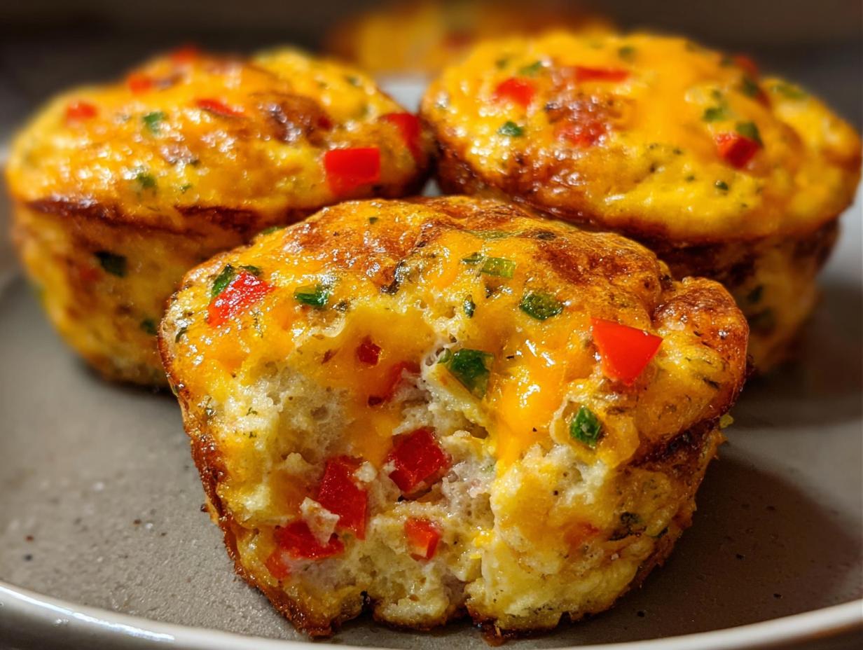 Cheesy Protein Egg Muffins: 4 Easy Delights - Cheesy Protein Egg Muffins - additional detail