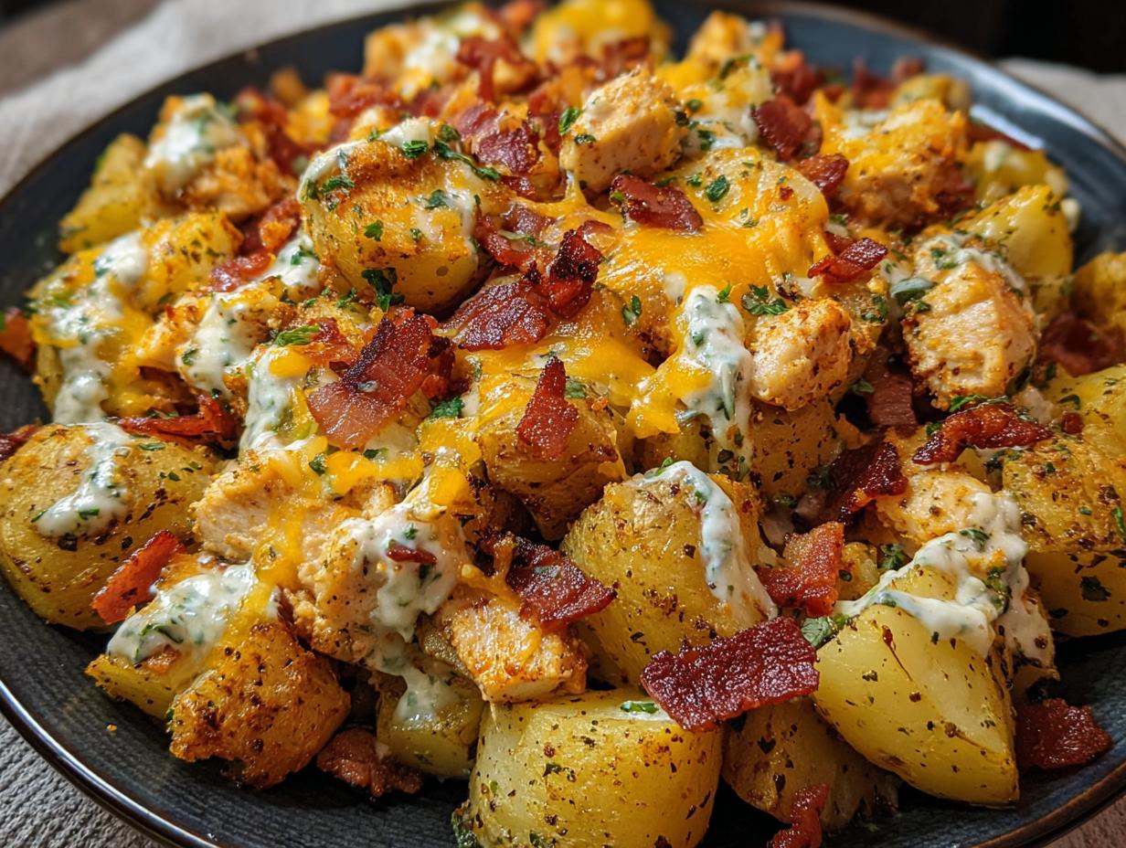 Chicken Turkey Bacon Potatoes