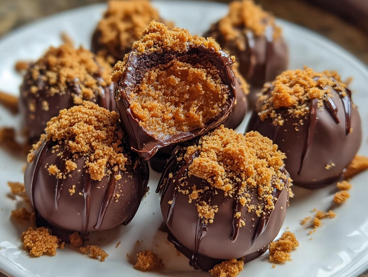 1 Easy Biscoff Truffle Bites Recipe - Creamy Biscoff Truffle Bites - additional detail