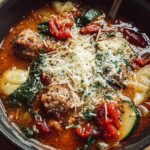 Crockpot Tuscan Sausage Soup