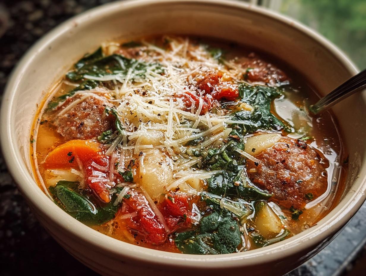 Amazing Crockpot Tuscan Sausage Soup - Crockpot Tuscan Sausage Soup - additional detail