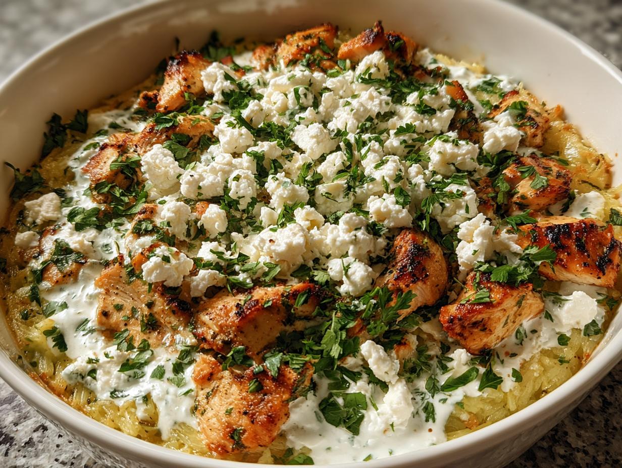 Dump Bake Chicken Tzatziki Bliss - Dump Bake Chicken Tzatziki - additional detail