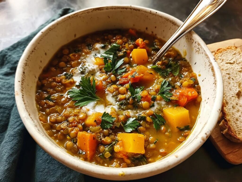 Fall Detox Crockpot Lentil